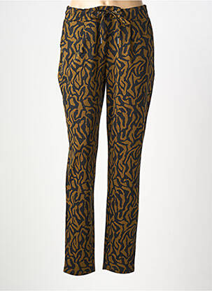 Pantalon slim talie elastică mărime normală verde B.YOUNG femeie