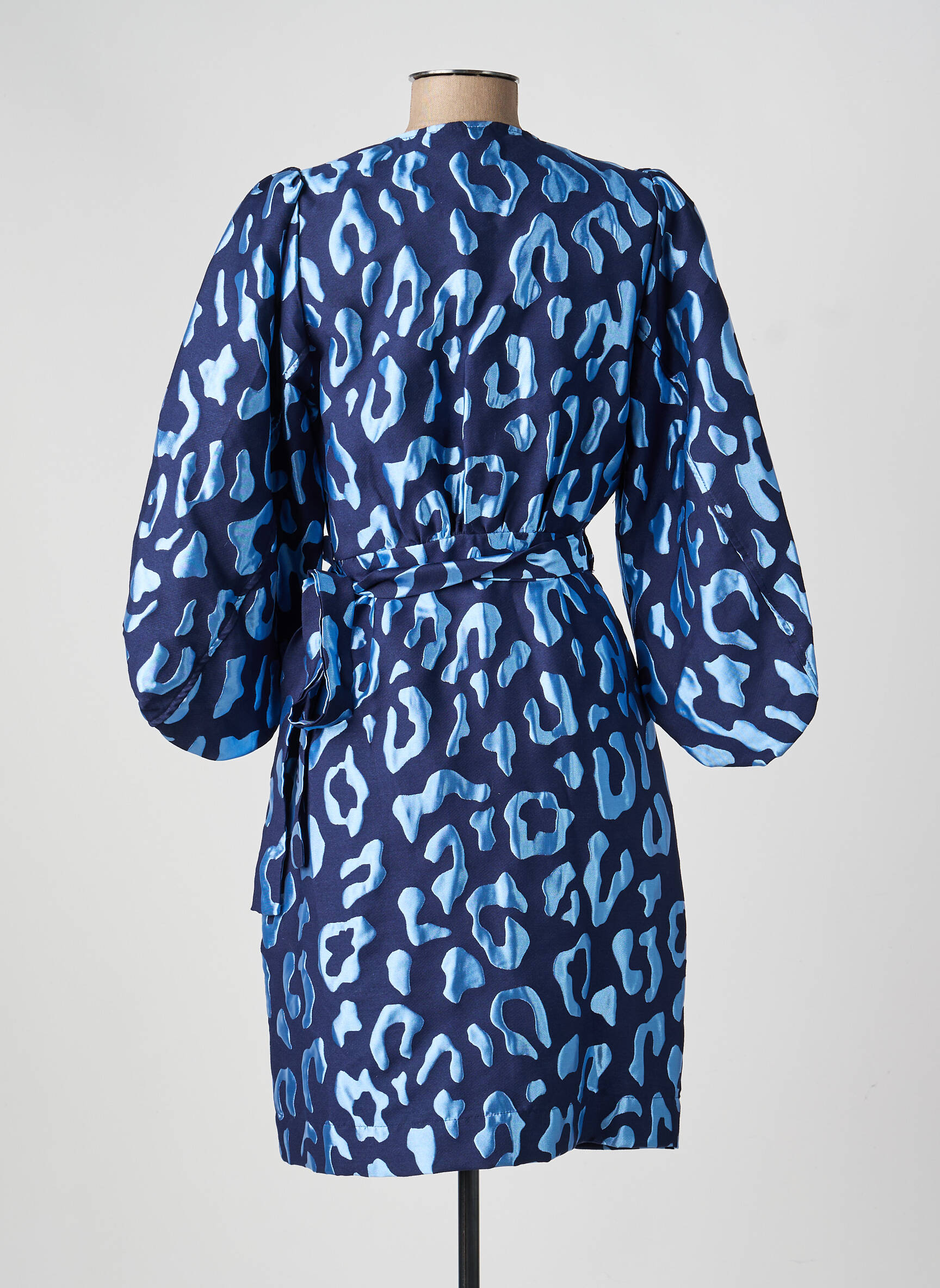 Rochie midi mâneci 3/4 mâneci 3/4 albastru COSTER COPENHAGEN femeie