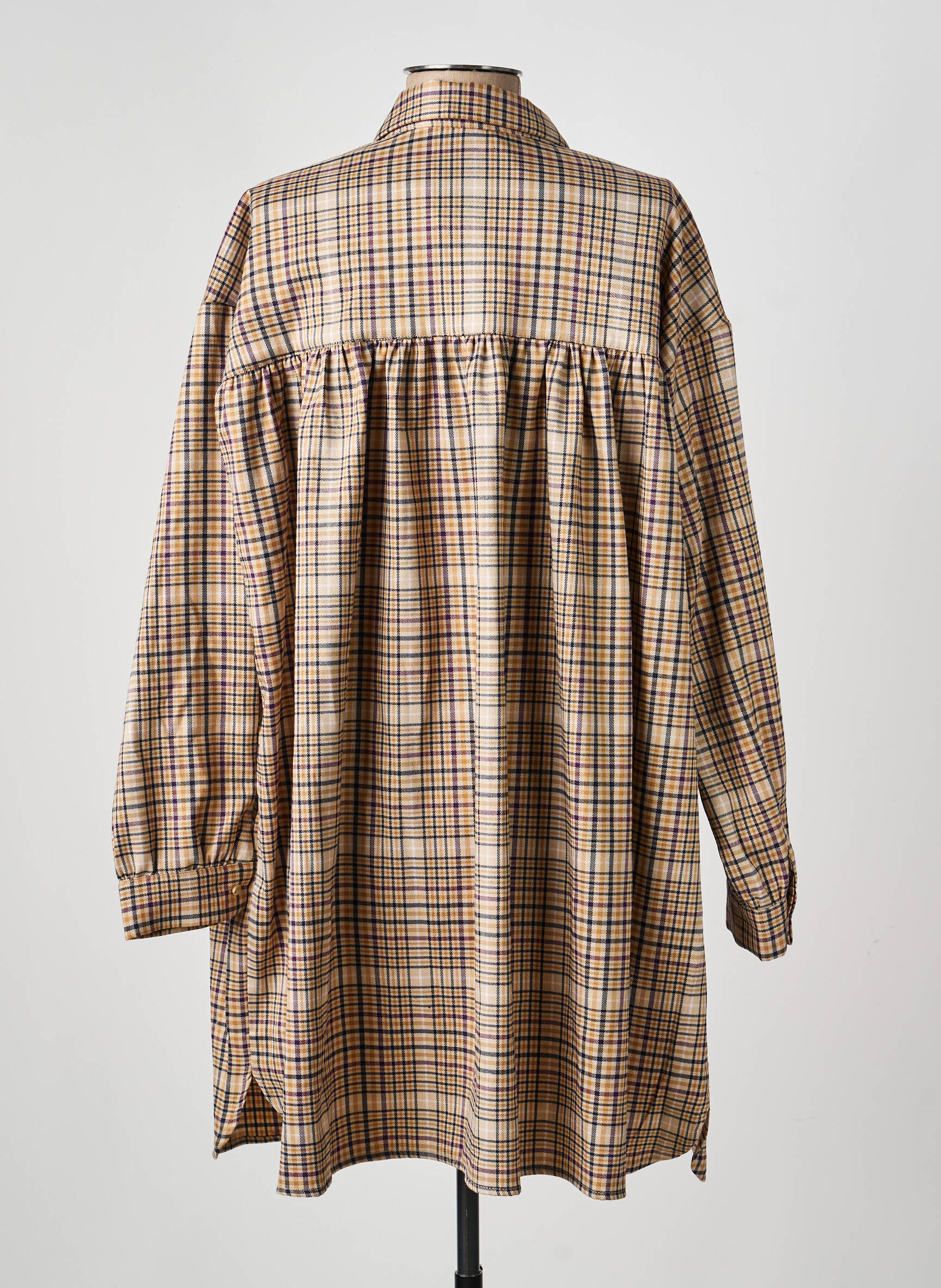 Rochie scurtă mâneci lungi mâneci lungi bej RUE MAZARINE femeie