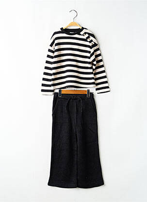 Set pantaloni mâneci lungi negru MAYORAL fată