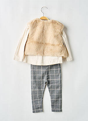 Set pantaloni mâneci lungi bej MAYORAL fată