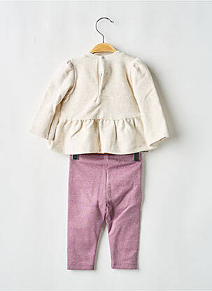 Set pantaloni broderie bej MAYORAL fată