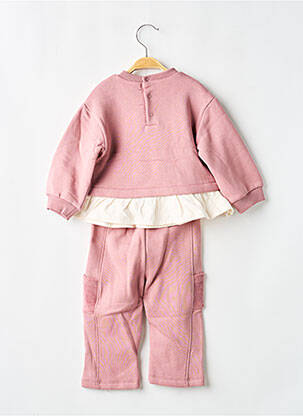 Set pantaloni broderie roz MAYORAL fată