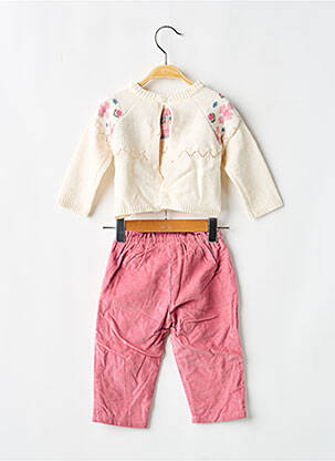 Set pantaloni mâneci lungi roz MAYORAL fată