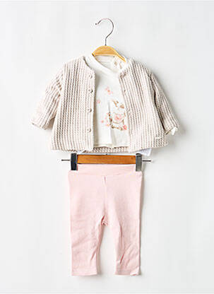 Set pantaloni mâneci lungi bej MAYORAL fată