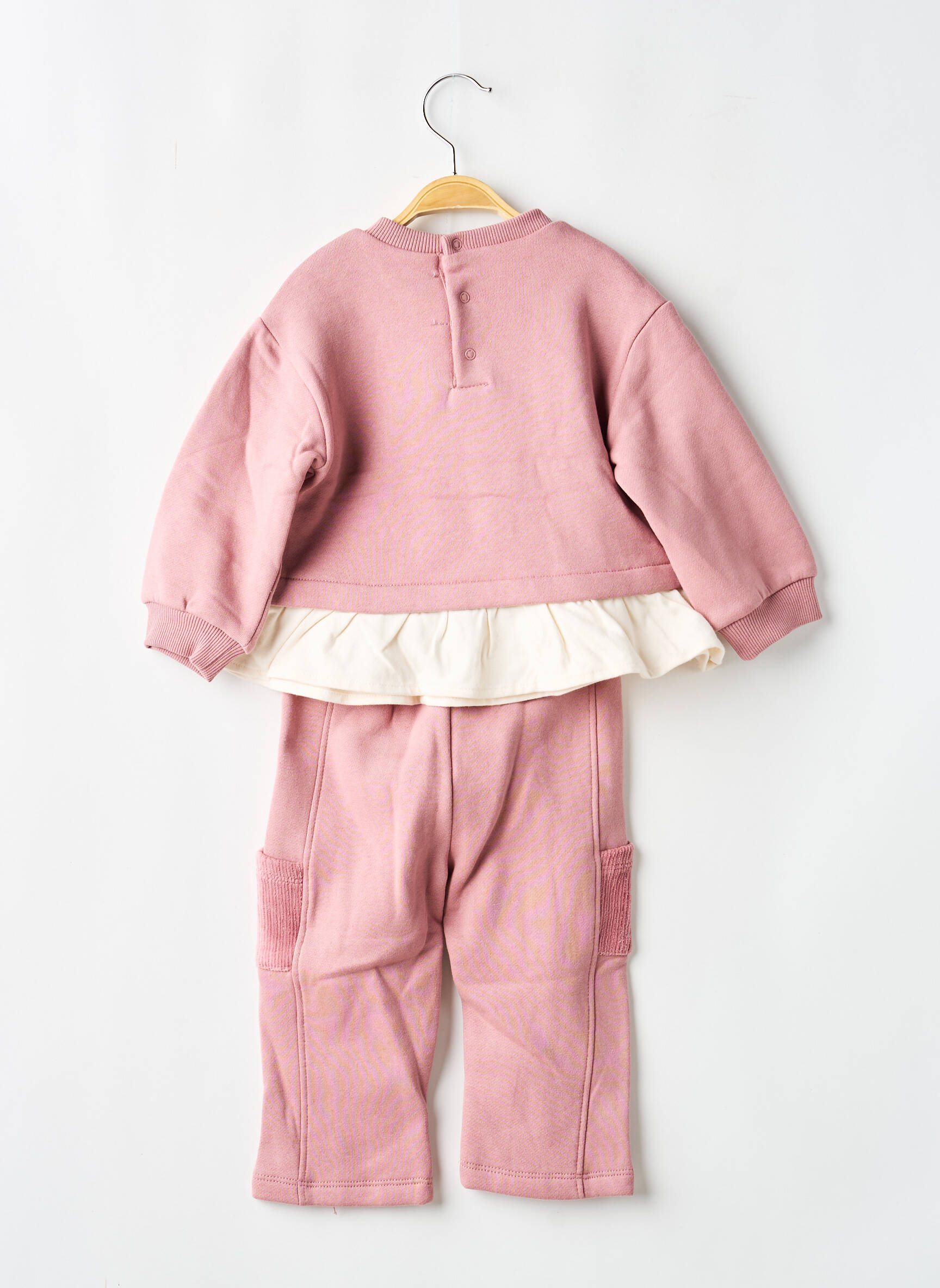 Set pantaloni broderie roz MAYORAL fată