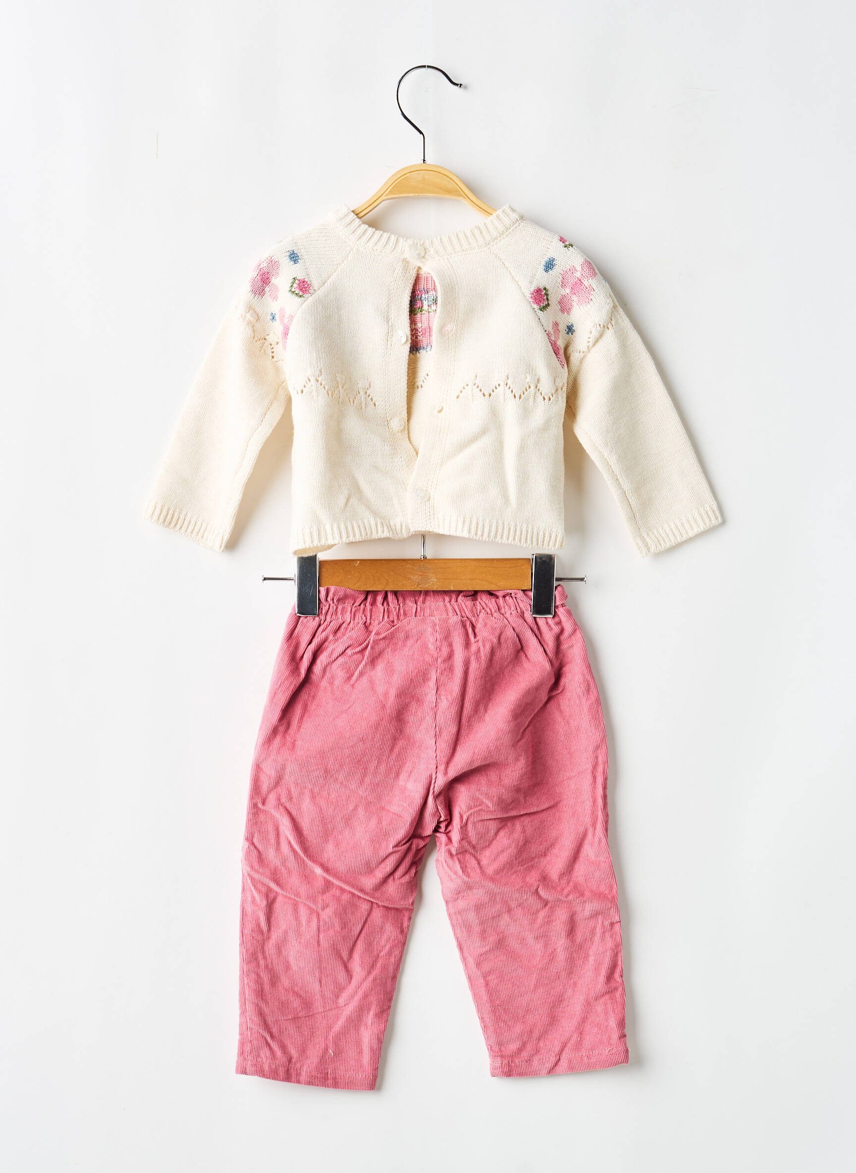 Set pantaloni mâneci lungi roz MAYORAL fată