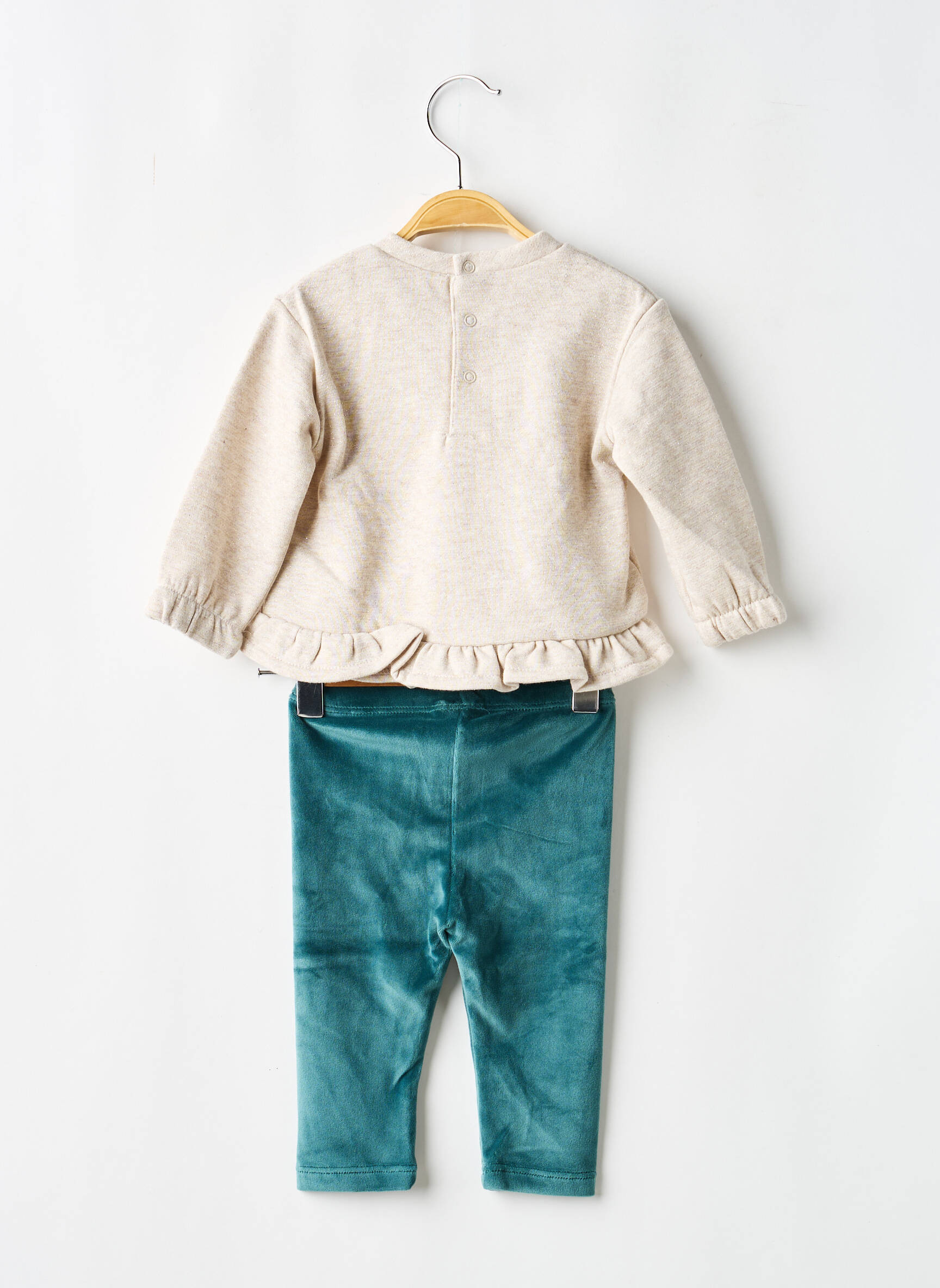 Set pantaloni mâneci lungi verde MAYORAL fată