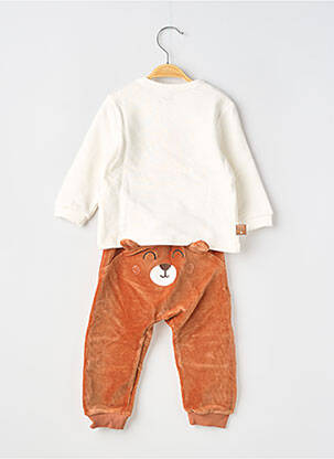 Set pantaloni talie elastică maro BOBOLI băiat