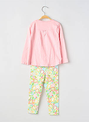 Set pantaloni tip de tricou roz BOBOLI fată