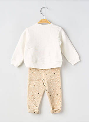 Set pantaloni plasă fină bej BOBOLI fată