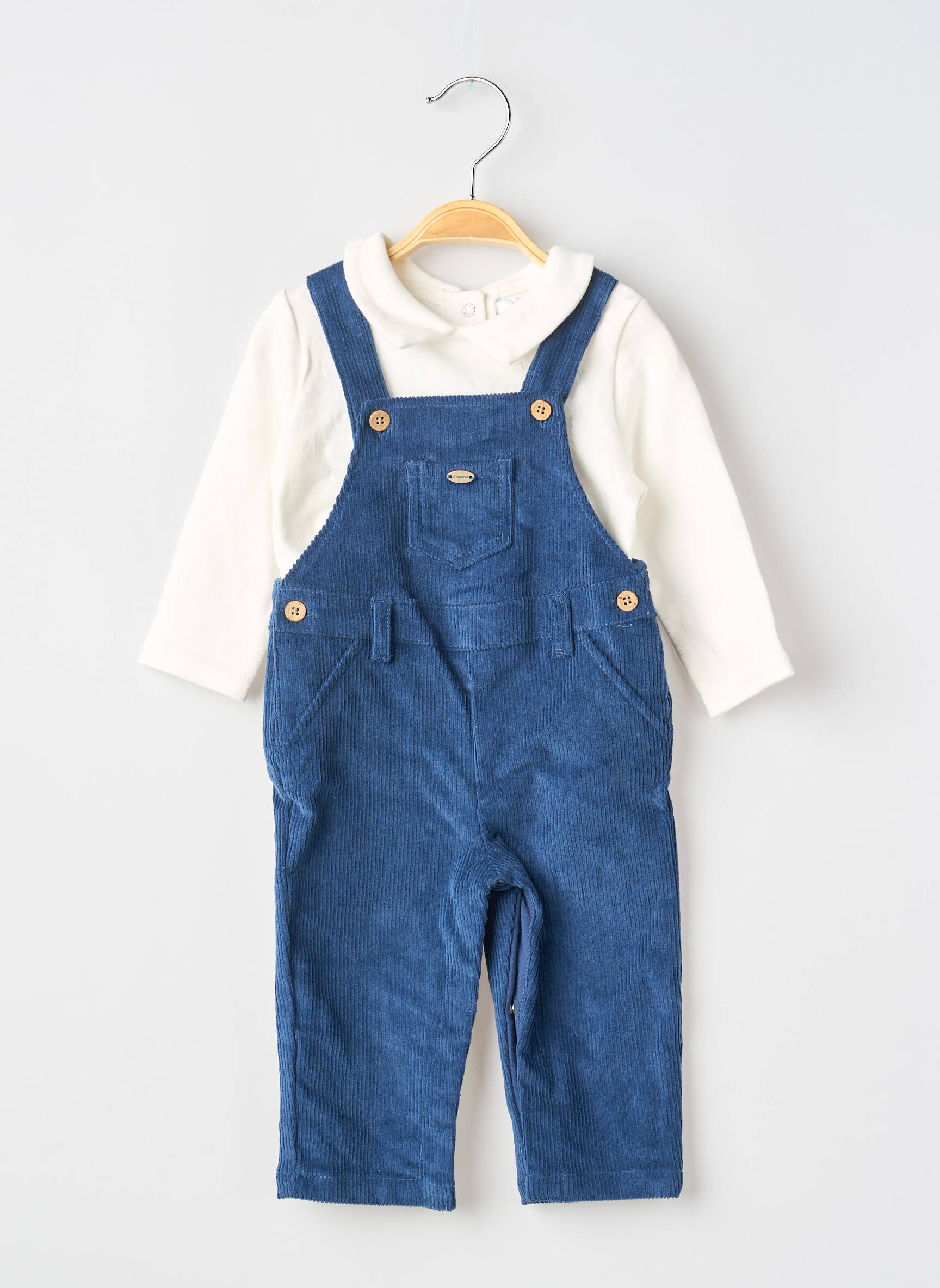 Set pantaloni tip de tricou albastru MAYORAL fată