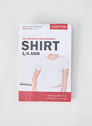 Tricou elasticitate mâneci scurte negru CON-TA femeie