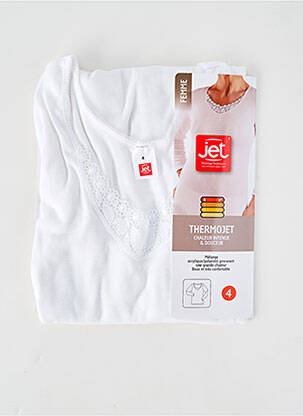 Tricou mâneci lungi mâneci lungi alb JET femeie