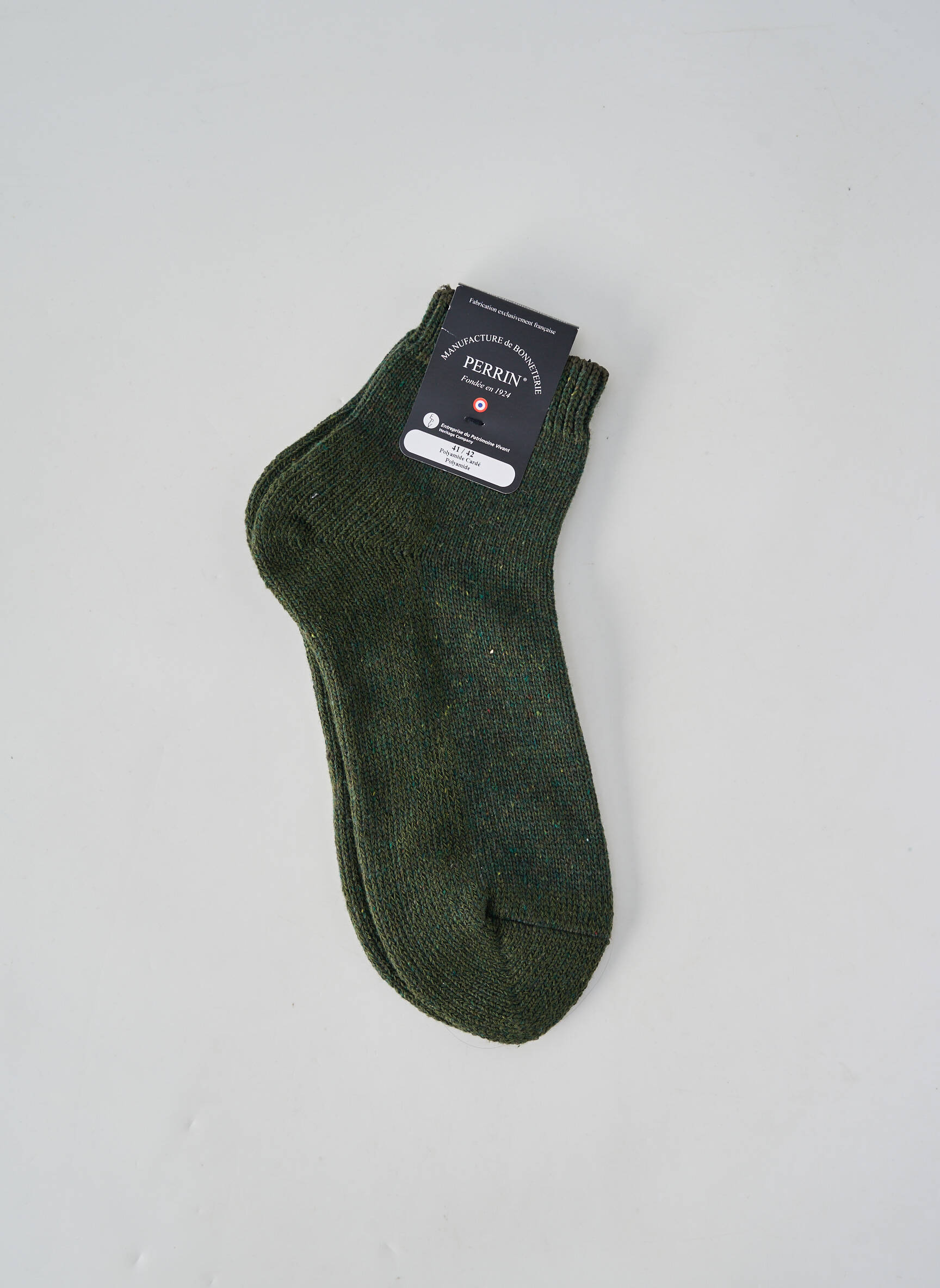 Șosete menținere elastică verde PERRIN bărbat