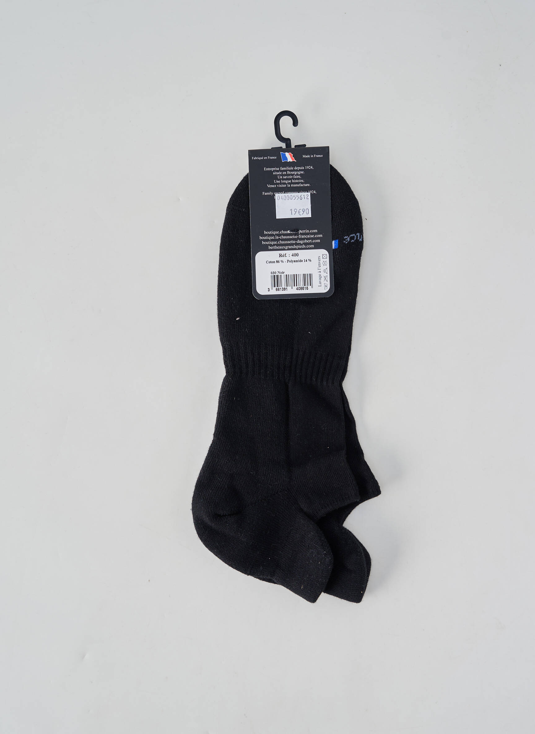 Șosete elasticitate negru PERRIN bărbat