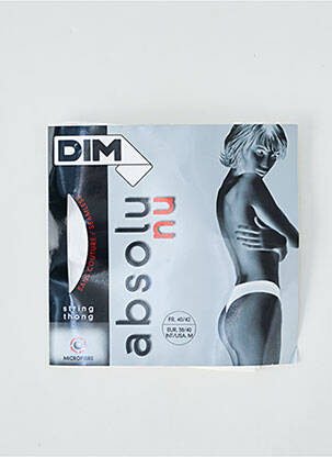 Tanga elasticitate alb DIM femeie