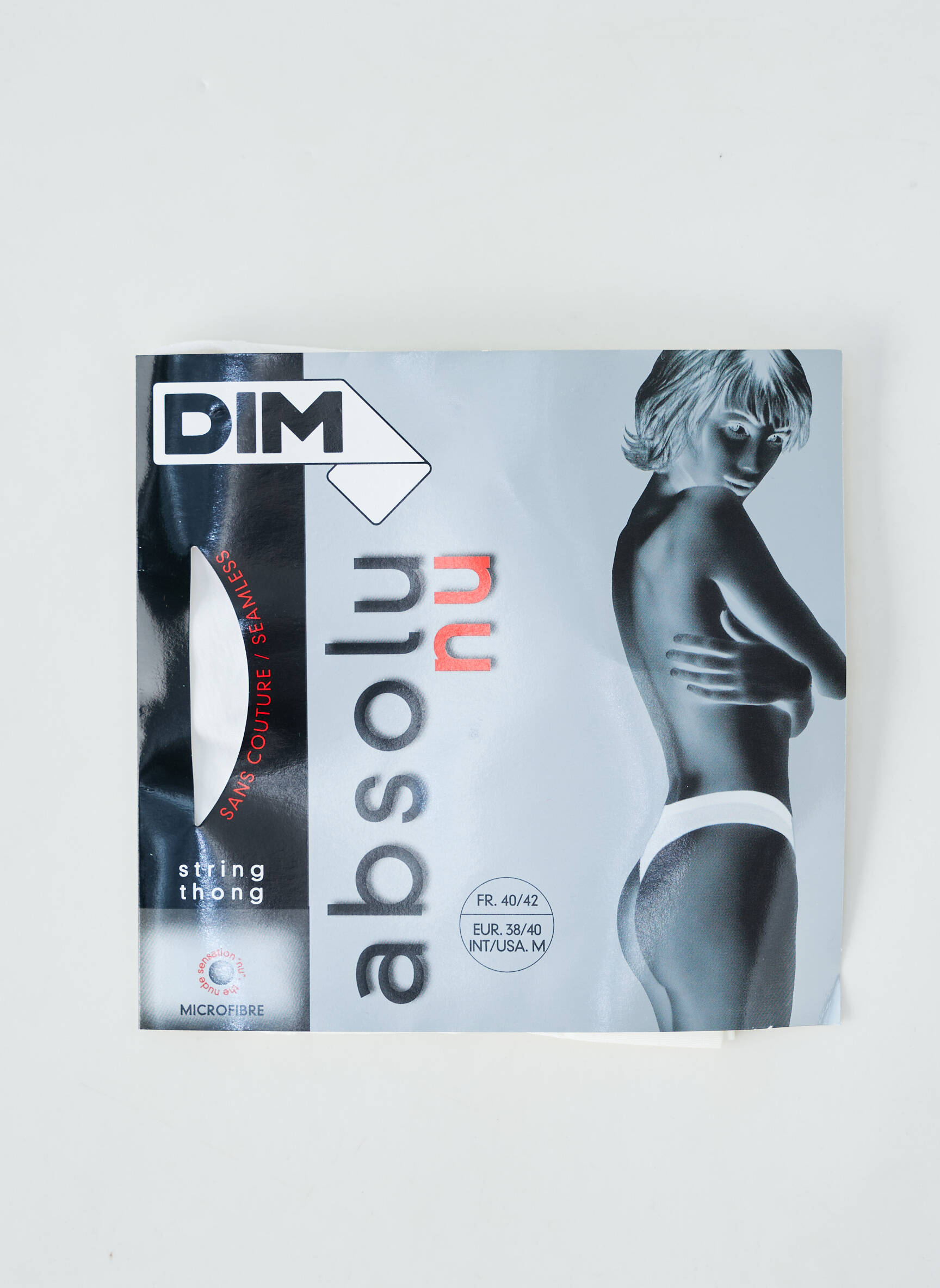 Tanga elasticitate alb DIM femeie