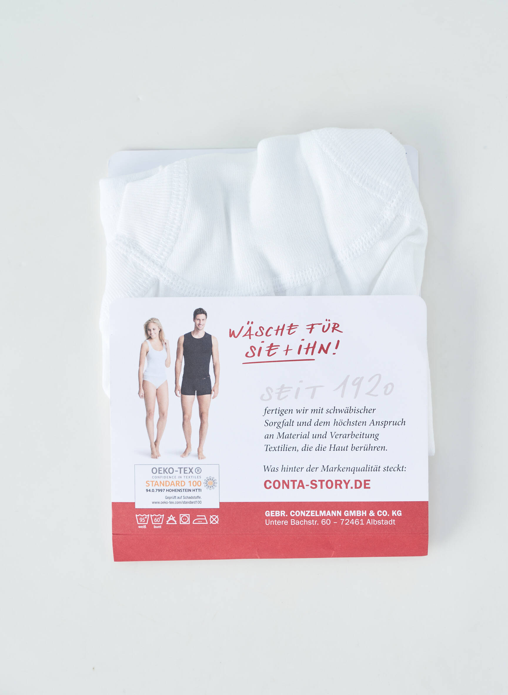 Shorty elasticitate alb CON-TA femeie