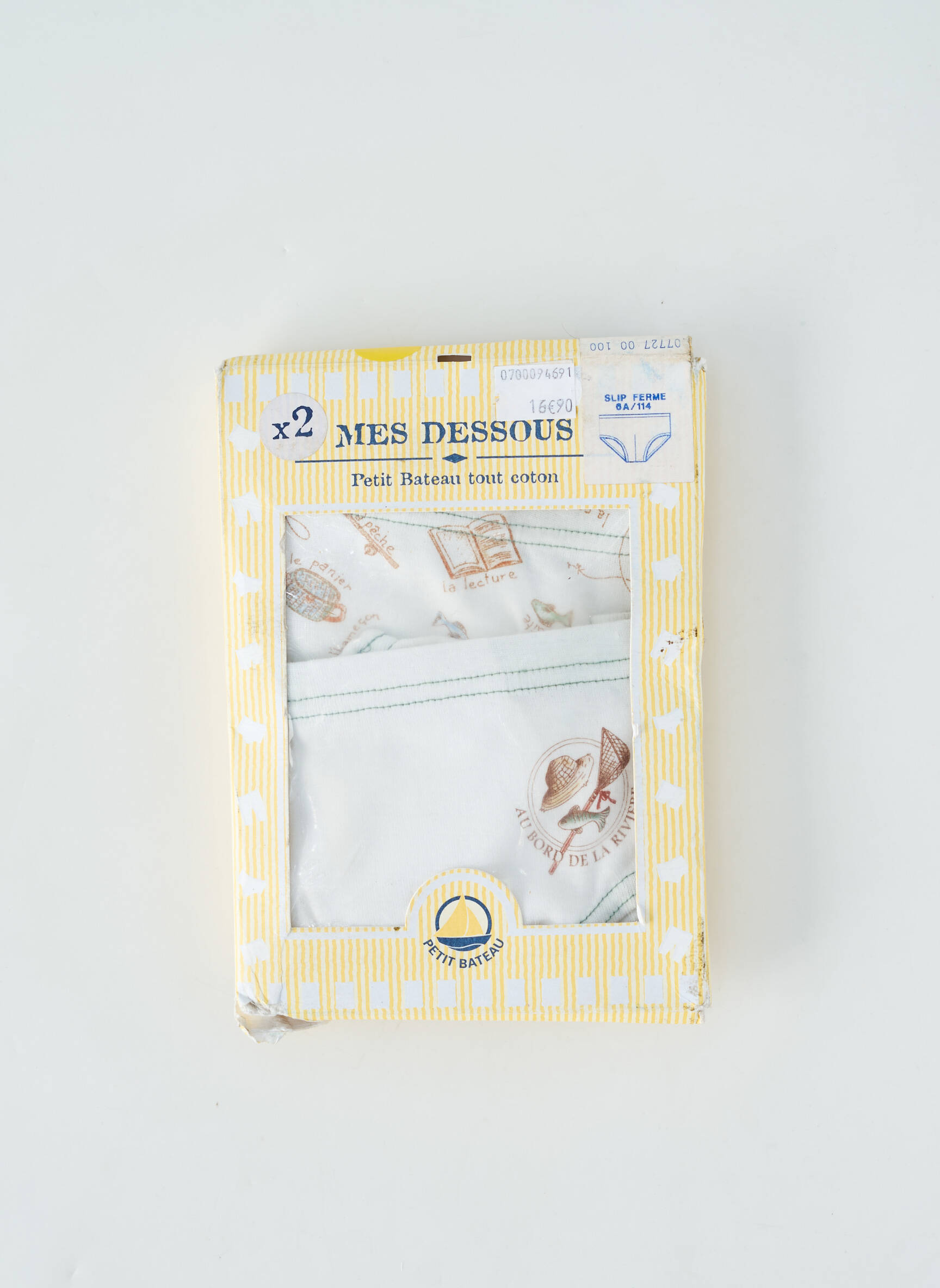 Chilot elasticitate alb PETIT BATEAU fată
