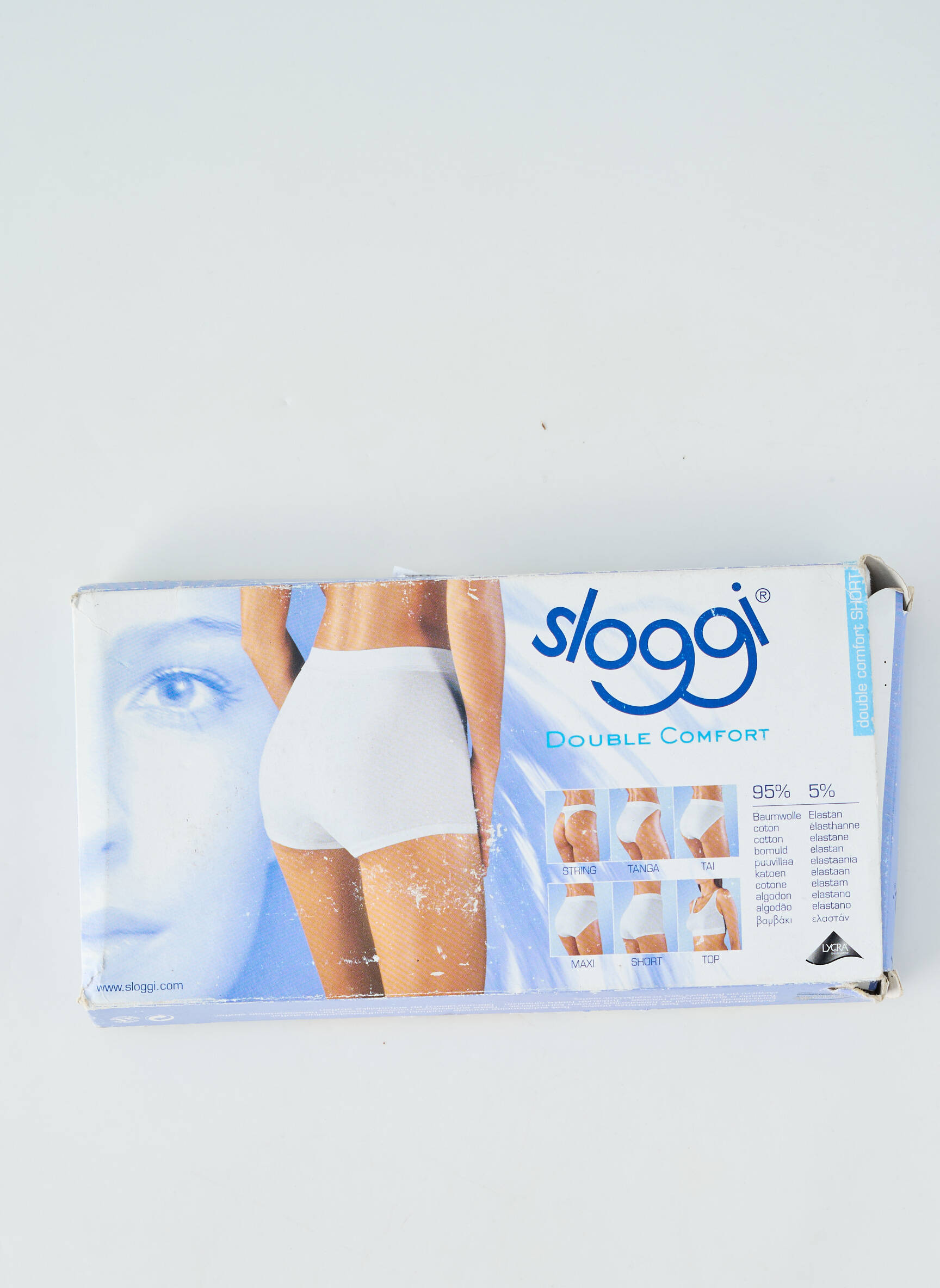 Shorty elasticitate alb SLOGGI femeie