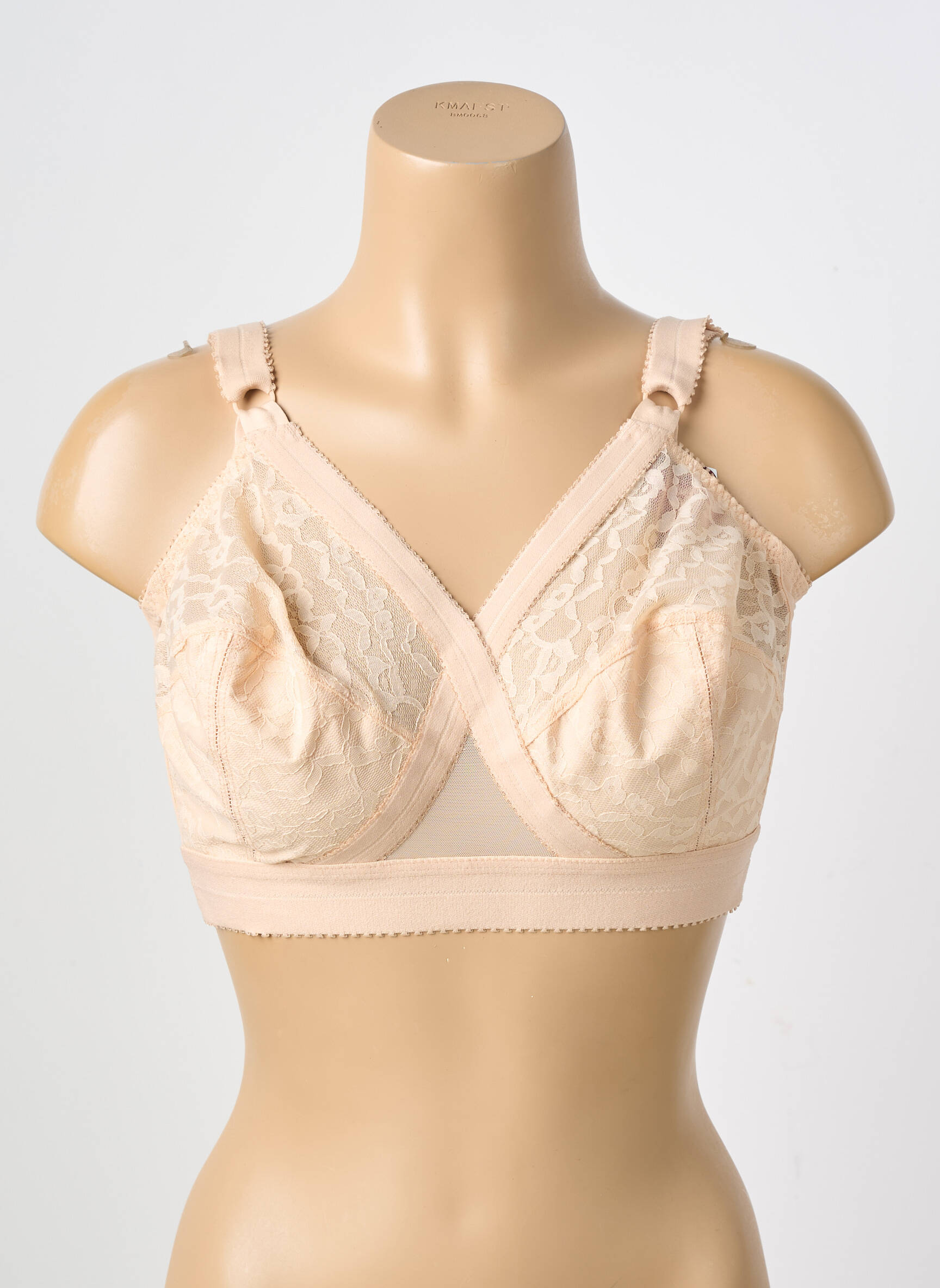 Sutien fără armatură fără armatură bej PLAYTEX femeie
