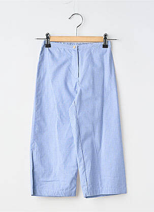 Pantalon drept talie elastică talie elastică albastru PETIT BATEAU copil