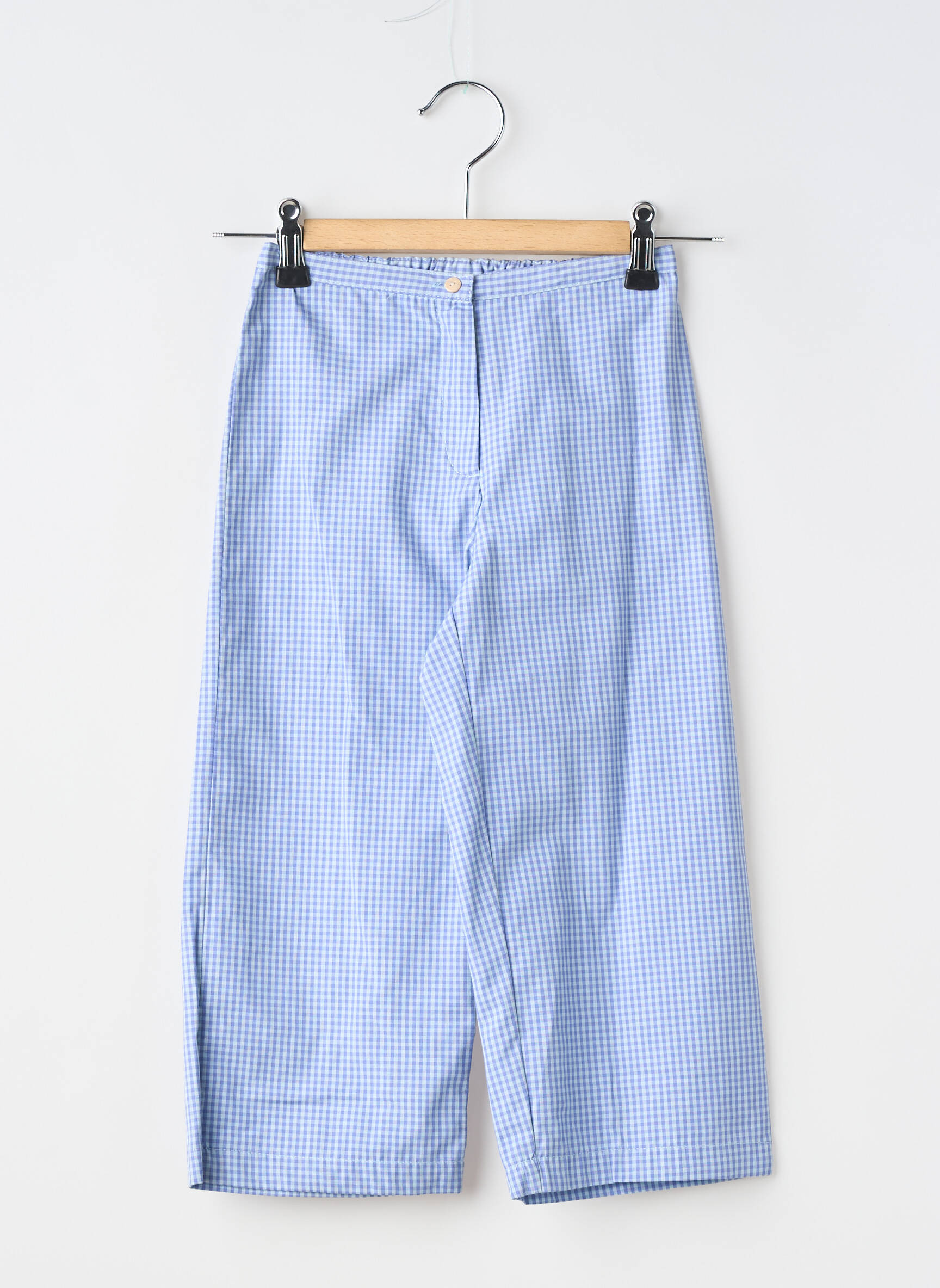 Pantalon drept talie elastică talie elastică albastru PETIT BATEAU copil
