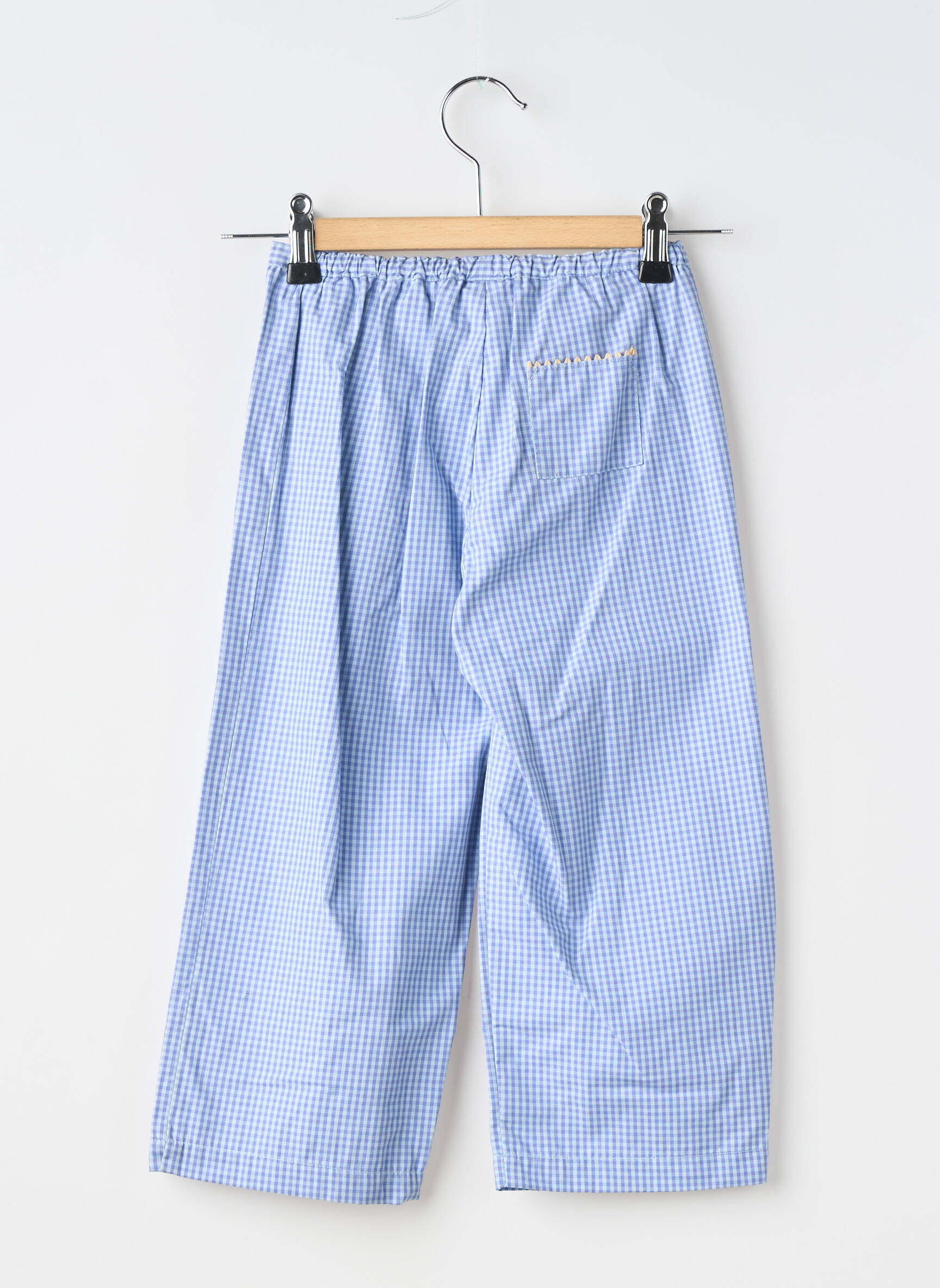 Pantalon drept talie elastică talie elastică albastru PETIT BATEAU copil
