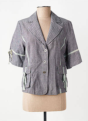 Jachete casual guler tip costum gri LUCCHINI femeie