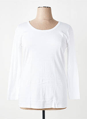 Tricou mâneci lungi mâneci lungi alb JET femeie
