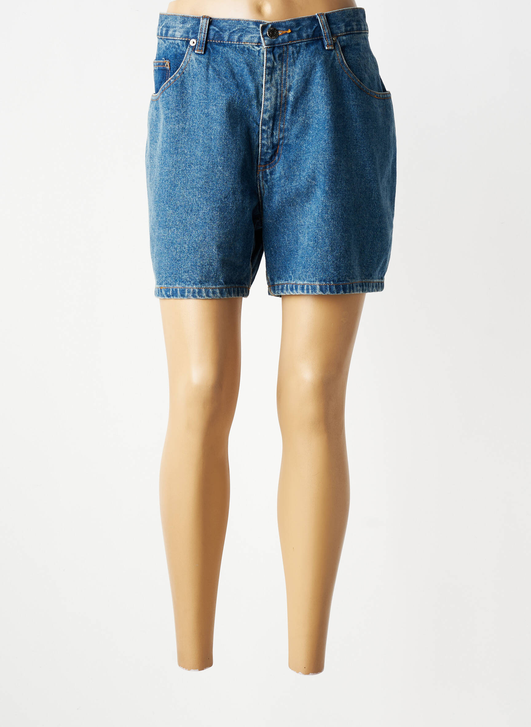 Șort țesătură denim mărime normală albastru LUCKY femeie