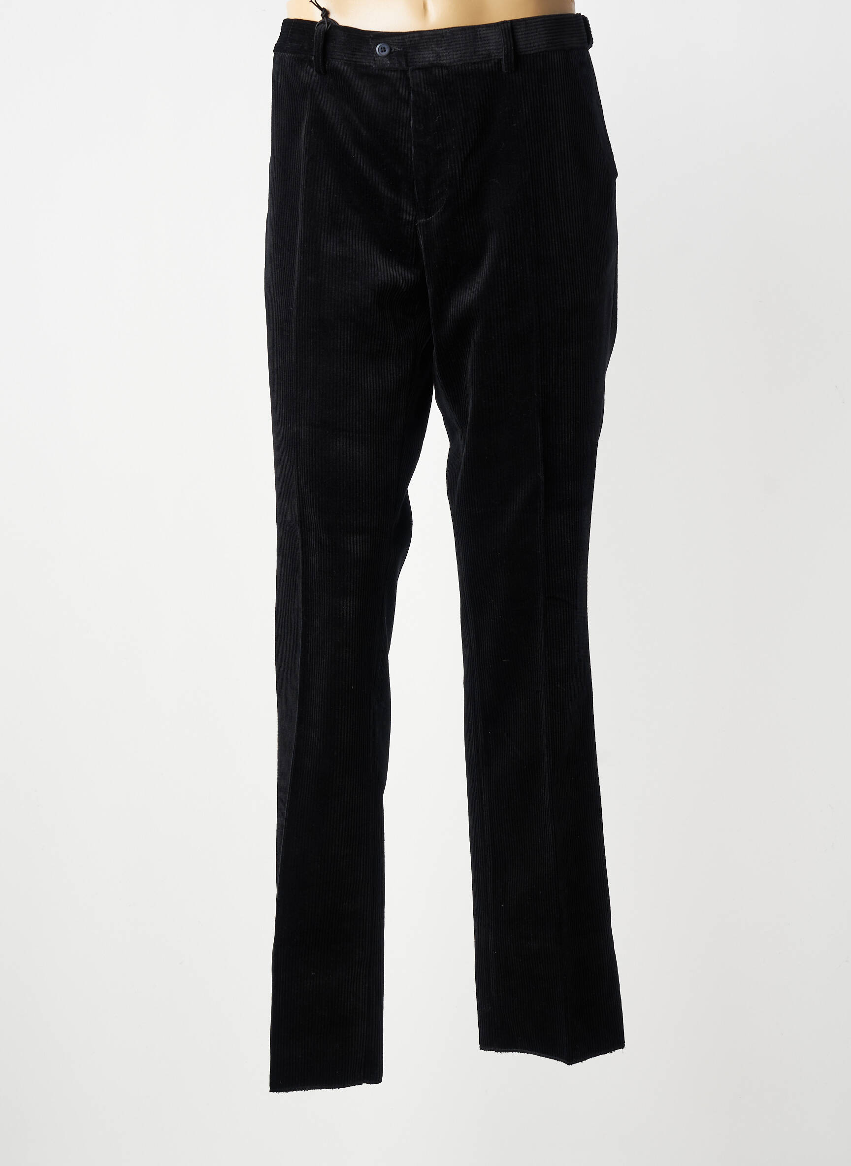 Pantalon drept elasticitate mărime normală negru PIERRE D'ARLANC bărbat