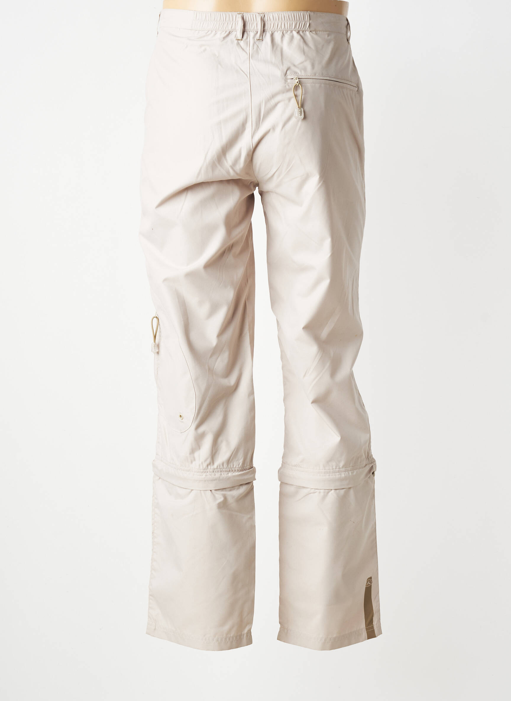 Pantalon drept țesătură poplin mărime normală bej CBK bărbat