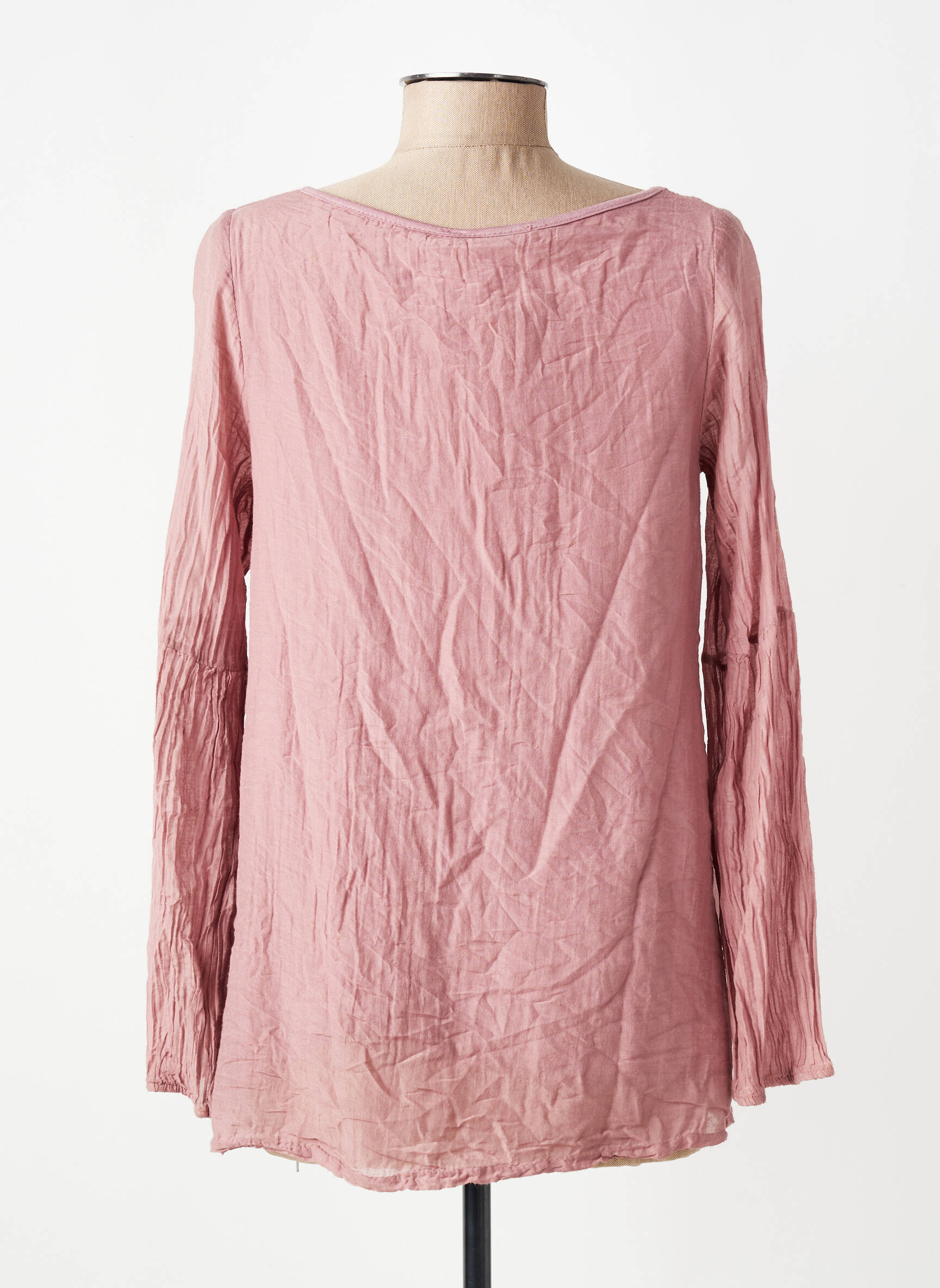 Top mâneci lungi mâneci lungi roz KALAÏS femeie