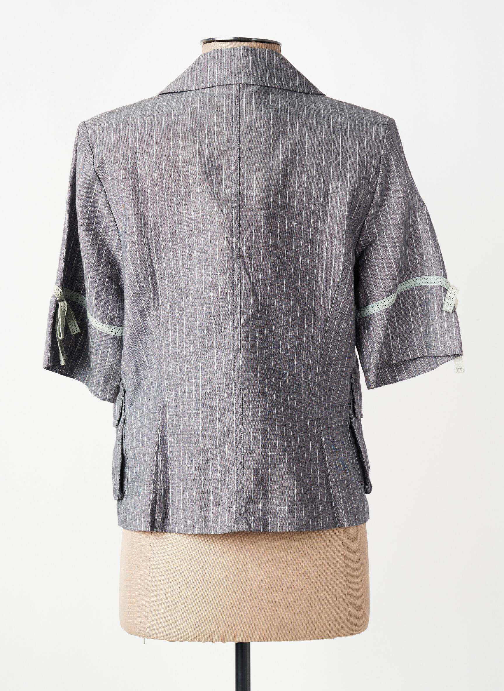 Jachete casual guler tip costum gri LUCCHINI femeie