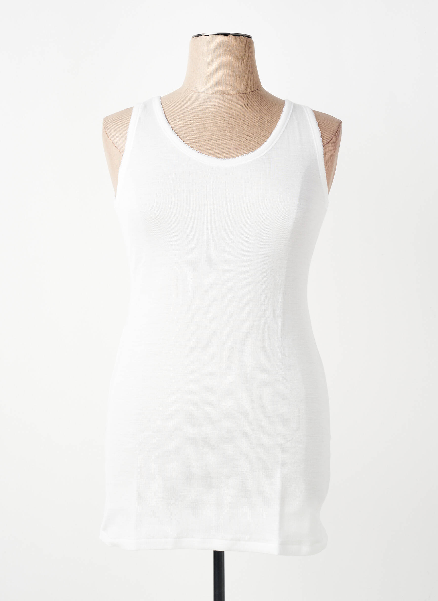 Top/caraco alb ARMOR LUX femeie