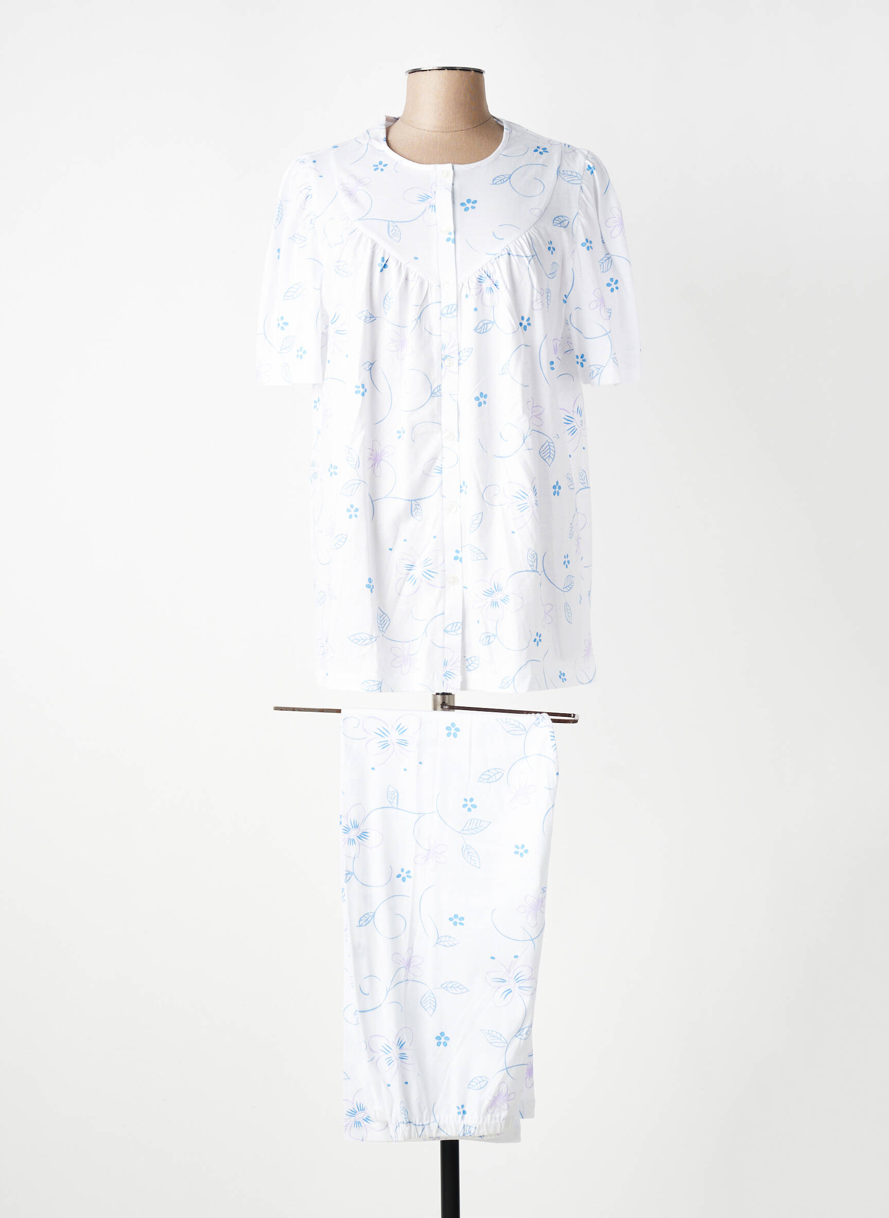 Pijama mâneci scurte alb TRIUMPH femeie