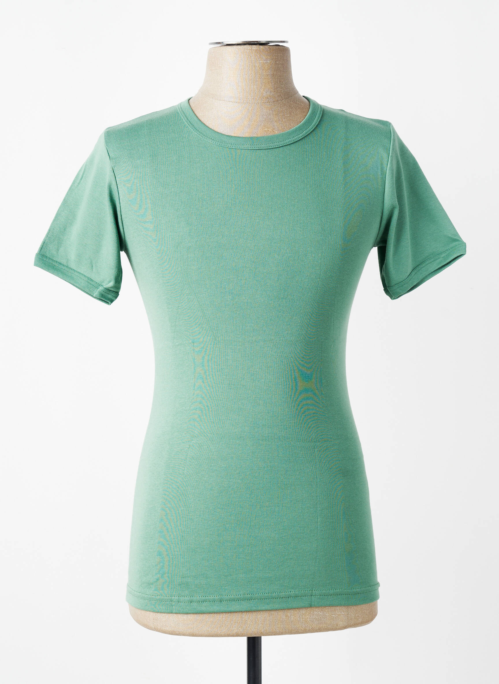 Tricou țesătură jersey mâneci scurte verde JET bărbat