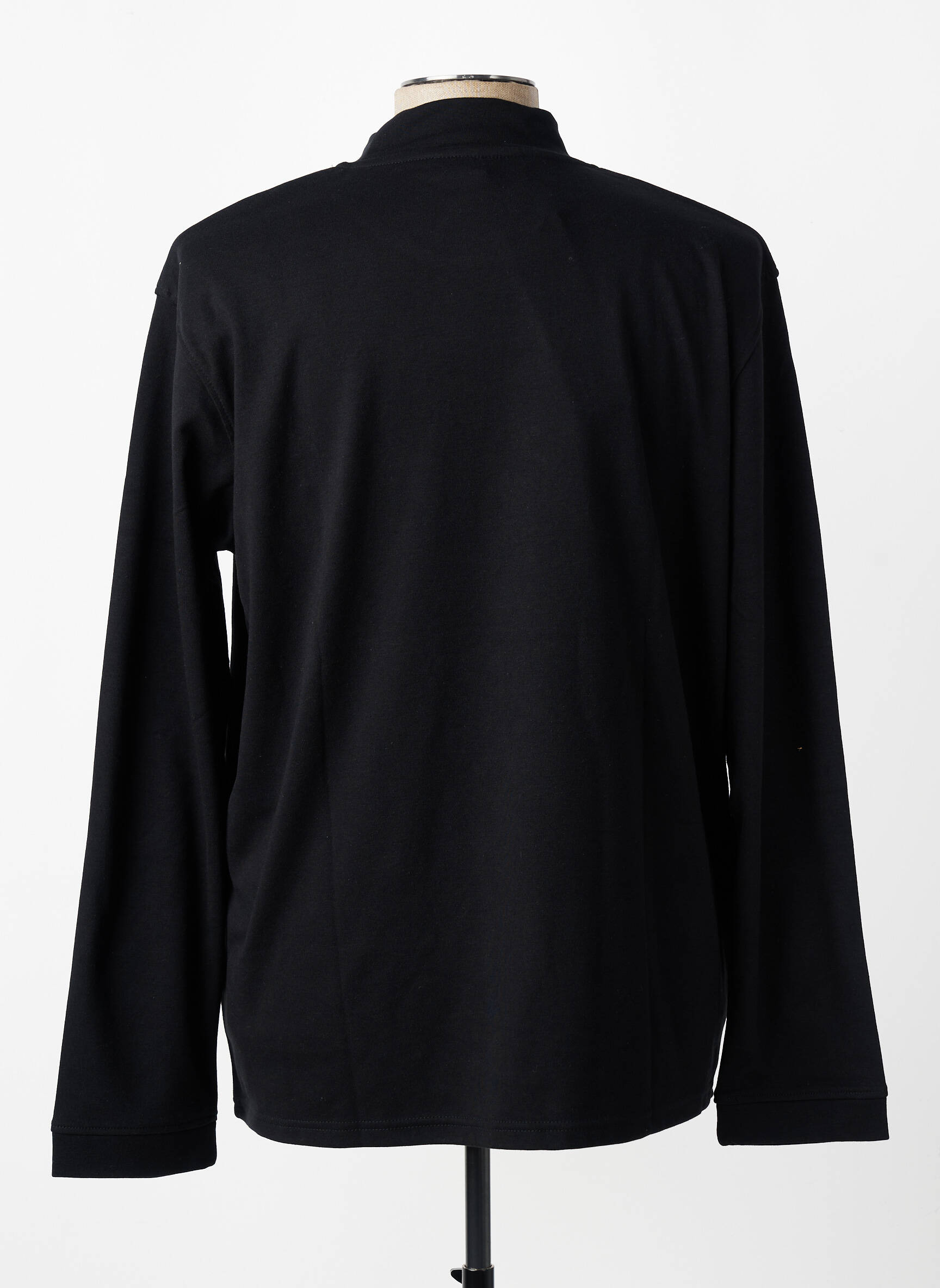 Tricou croială dreaptă mâneci lungi negru CBK bărbat