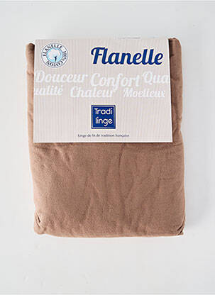 Set de lenjerie de pat maro TRADI LINGE femeie