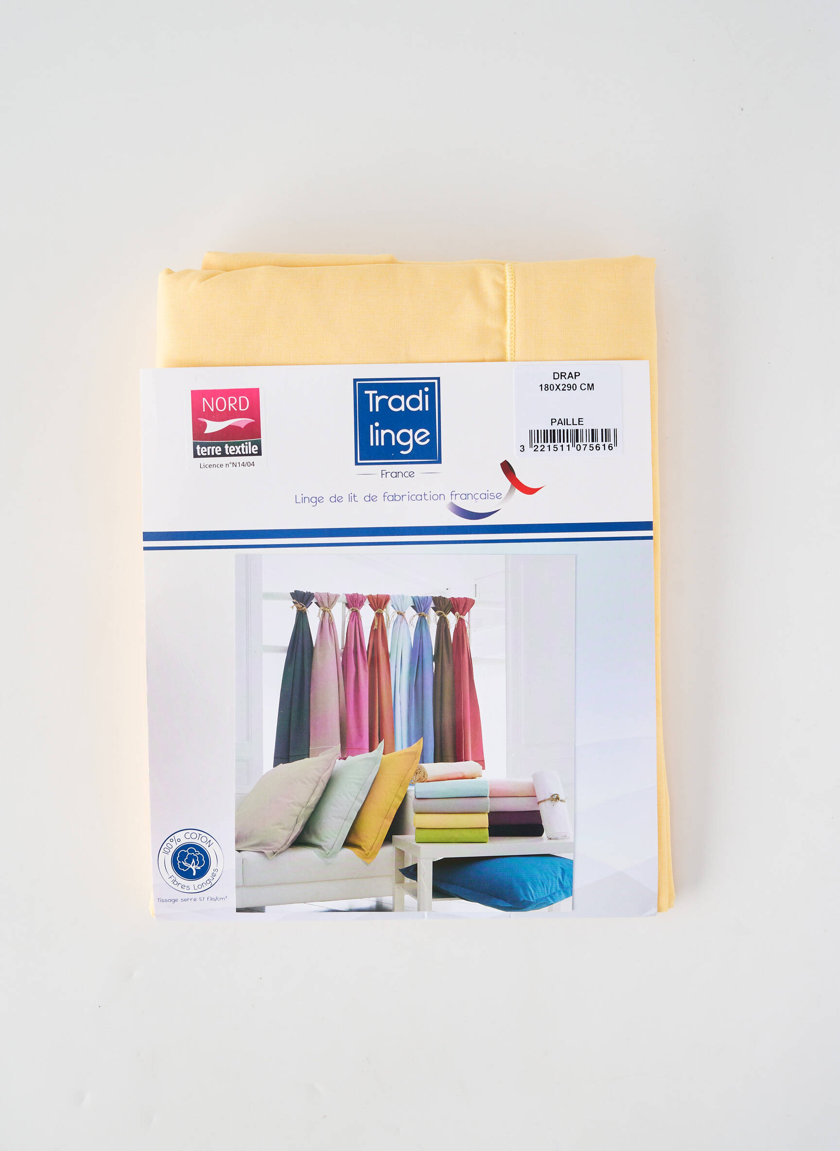 Set de lenjerie de pat galben TRADI LINGE femeie