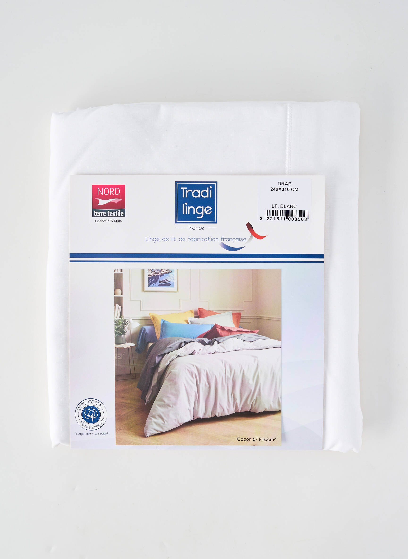 Set de lenjerie de pat alb TRADI LINGE femeie