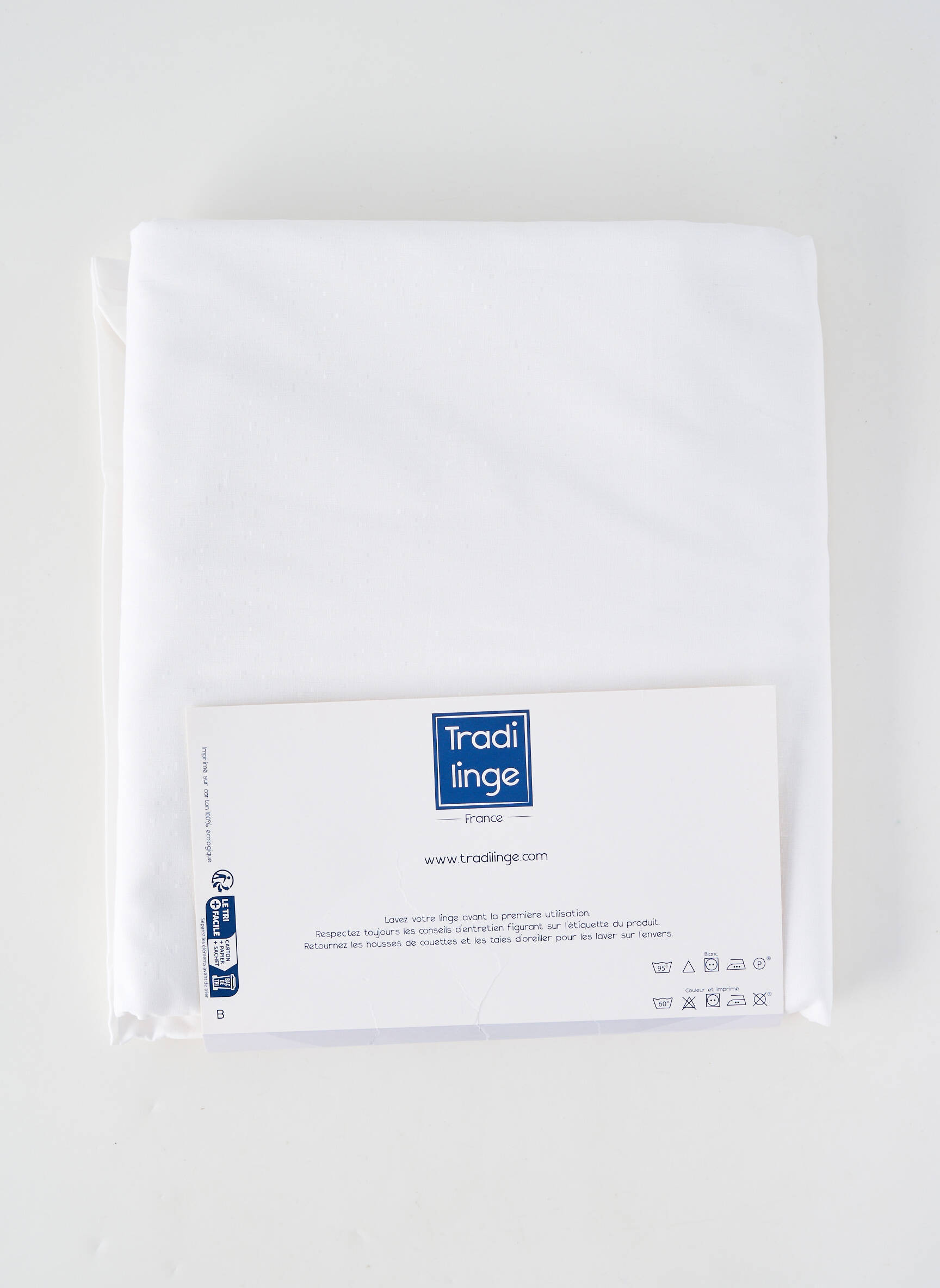 Set de lenjerie de pat alb TRADI LINGE femeie