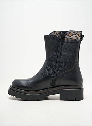 Botine/ghete material neted toc de 4 la 6 cm negru ALISA BIANCHINI femeie