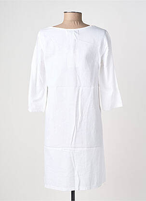 Rochie scurtă mâneci 3/4 mâneci 3/4 alb COUTURIST femeie