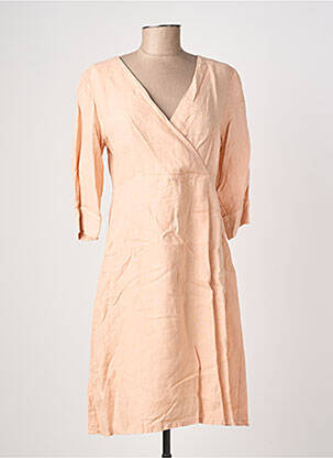 Rochie midi mâneci 3/4 mâneci 3/4 roz COUTURIST femeie