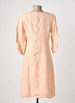 Rochie midi mâneci 3/4 mâneci 3/4 roz COUTURIST femeie
