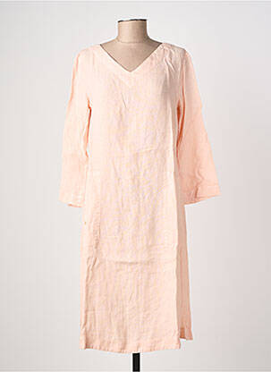 Rochie midi mâneci 3/4 mâneci 3/4 roz COUTURIST femeie