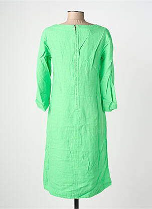 Rochie midi mâneci 3/4 mâneci 3/4 verde COUTURIST femeie
